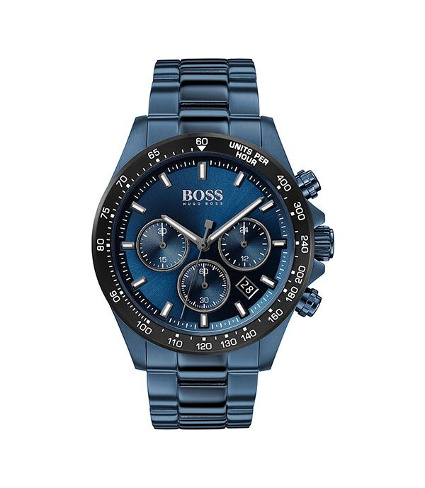 Hugo Boss Black Hero Sports Blå Stål blå urtavla 44mm Herrklocka 1513758